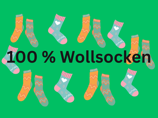 100% Wollsocken